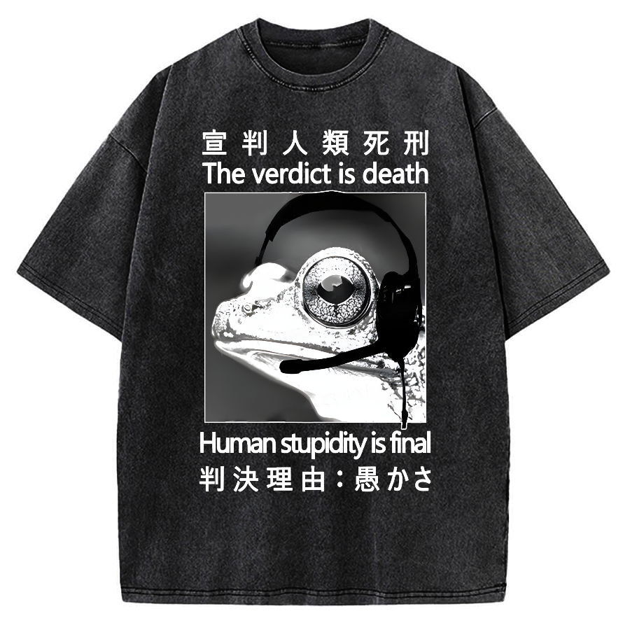Frog Judge Vintage Washed T-shirt