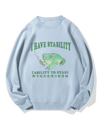 Mentally Stable Assassin Frog Cotton Sweatshirt