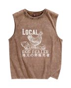Egg dealer Vintage Distressed Washed Tank Top