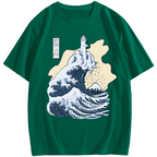 Kanagawa F**k Cotton casual T-shirt