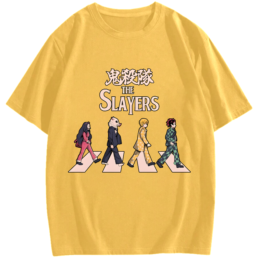 The Slayers Japanese Anime Kimetsu no Yaiba Cotton casual T-shirt