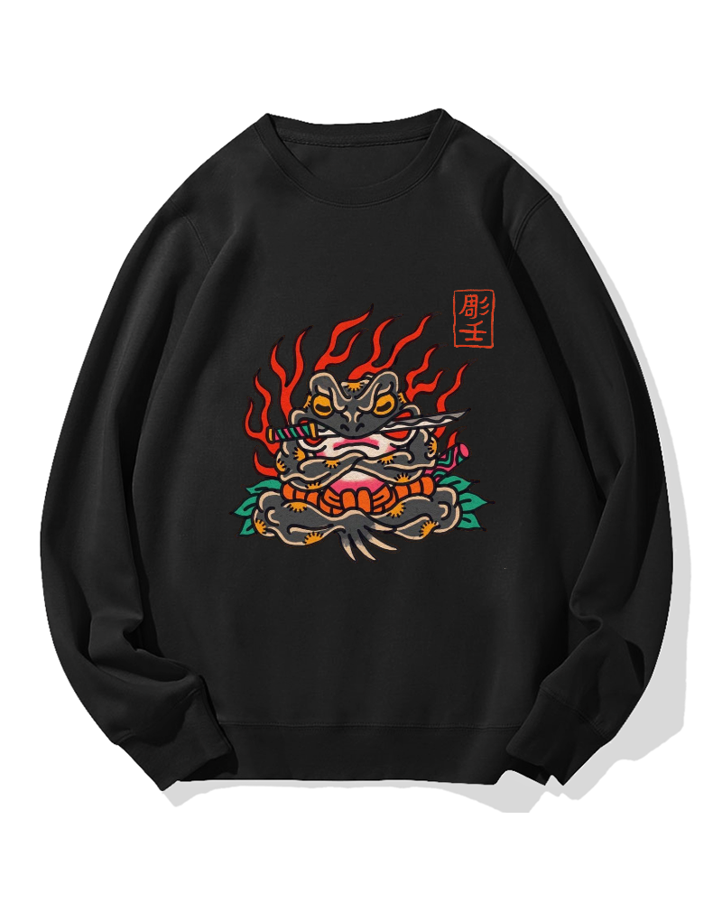 Yakuza Frog Cotton Sweatshirt