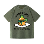 Egg Saint Patrick Vintage Wash Japanese Design T-Shirt