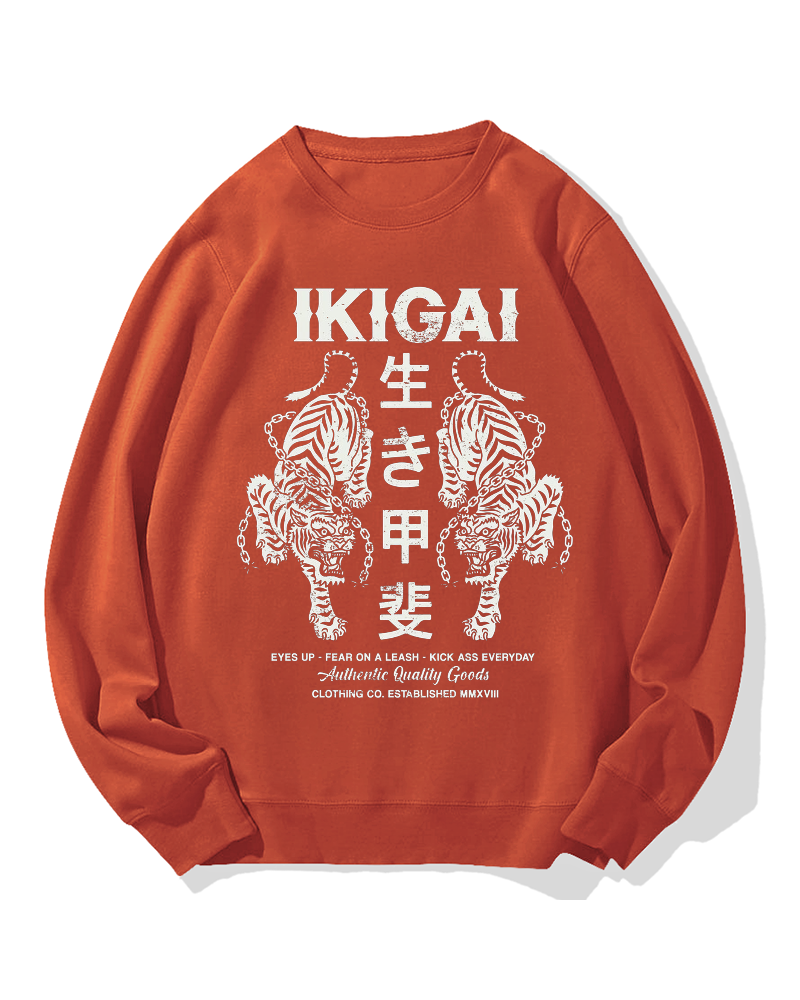 Reason for living Tigers Cotton Sweatshirt