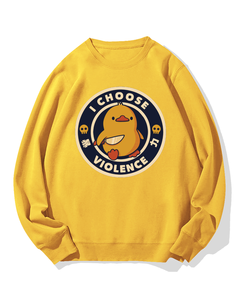 Violent Duck Cotton Sweatshirt