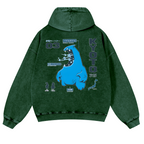 Kyoto Vintage Washed Cotton Back Art Hoodie