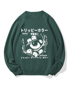 Trippy Horror Cotton Sweatshirt