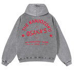 Osaka Vintage Washed Cotton Back Art Hoodie