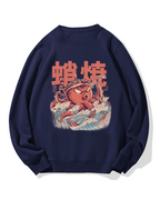 Takoyaki Octopus Monster Cotton Sweatshirt