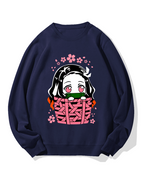 Nezuko Chibi basket Cotton Sweatshirt