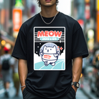 Meow Cat Japanese Style Classic Tee