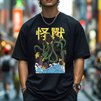 Octopus Monster Japanese Style Classic Tee
