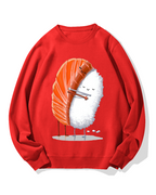 Sushi Hug Cotton Sweatshirt