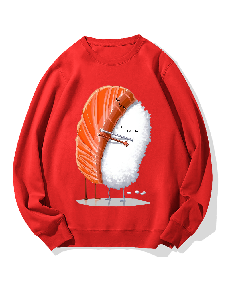 Sushi Hug Cotton Sweatshirt
