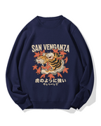 Japanese Ukiyo-eTiger Cotton Sweatshirt