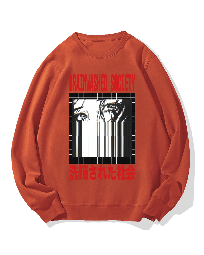 Brainwashed Society Cotton Sweatshirt