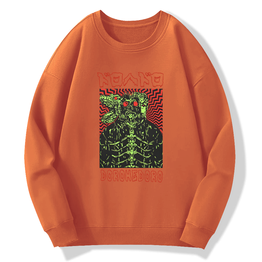 Anime Retro Cotton Pullover Sweatshirt