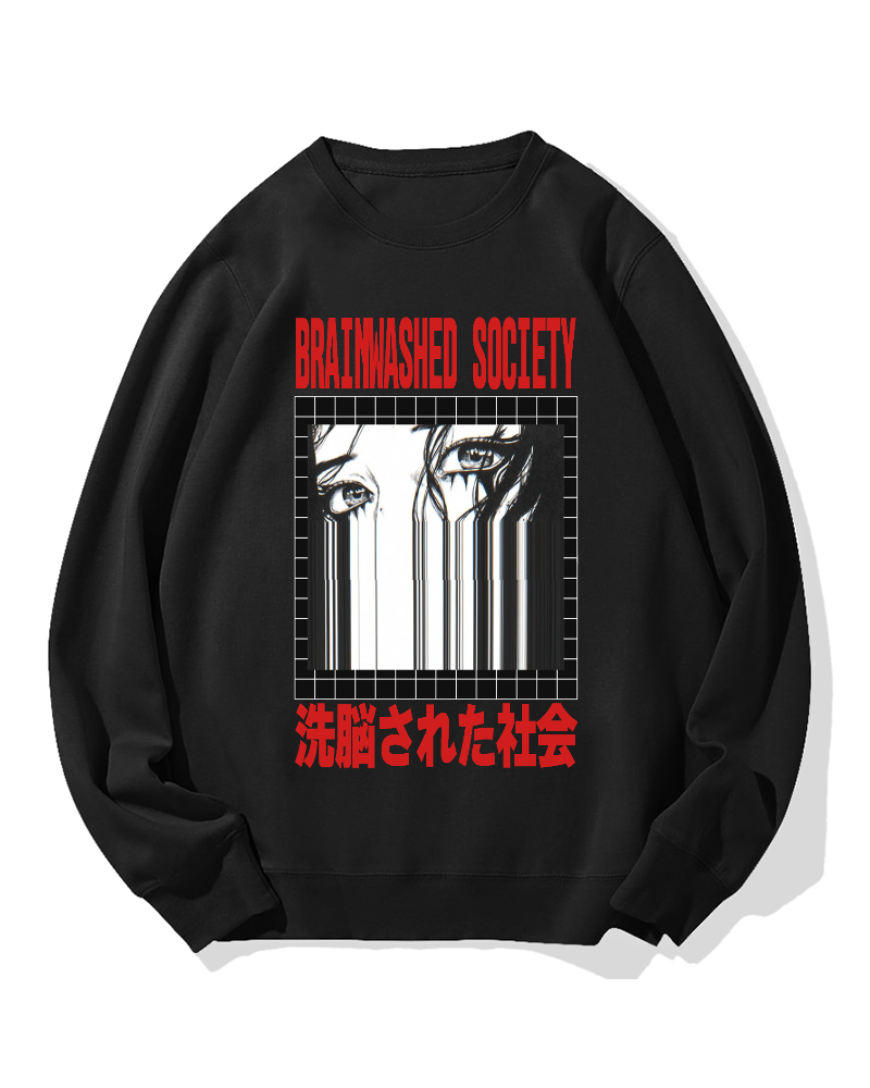 Brainwashed Society Cotton Sweatshirt