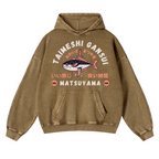 Taimeshi Gansui Vintage Washed Thick Cotton Hoodie
