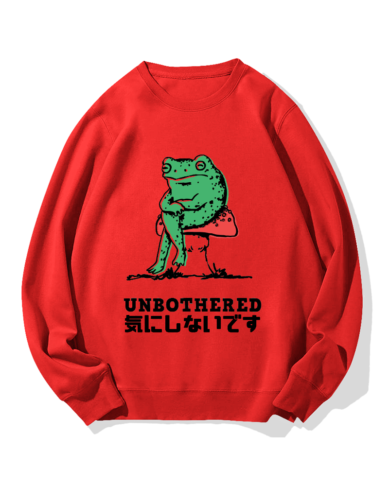 Unbothered Cotton Sweatshirt