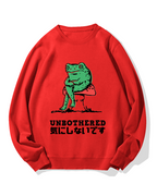 Unbothered Cotton Sweatshirt