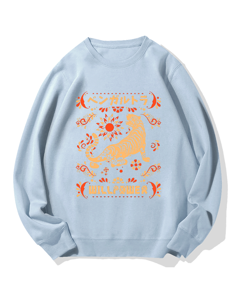 Bengal Tiger Cotton Sweatshirt