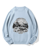 Adventure Travel in Japan Cotton Sweatshirt