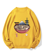 Fuji Mountain Ramen Cotton Sweatshirt