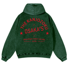 Osaka Vintage Washed Cotton Back Art Hoodie