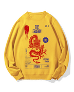 Japanese Dragon Cotton Sweatshirt