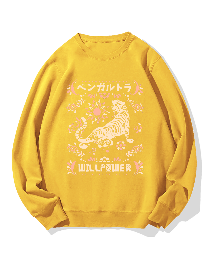 Bengal Tiger Cotton Sweatshirt