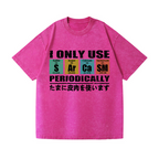 Sarcasm Vintage Wash Japanese Design T-Shirt