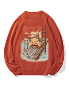 Taco Monster Cotton Sweatshirt