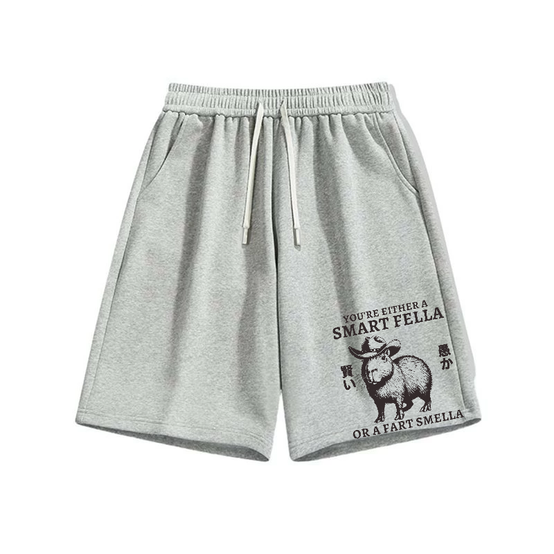 Smart Capybara Cotton Casual Shorts