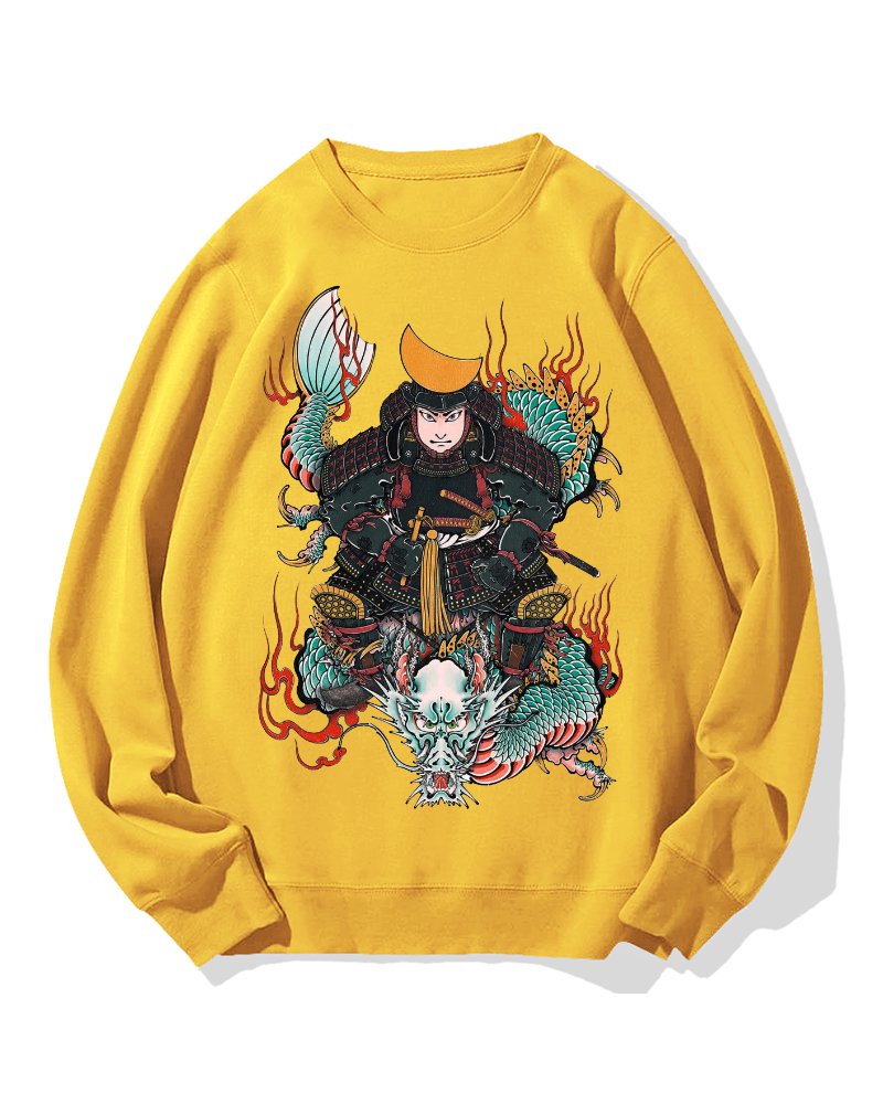 Japanese Samurai Cotton Sweatshirt