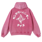 Monster Hunter Rise Vintage Washed Cotton Back Art Hoodie