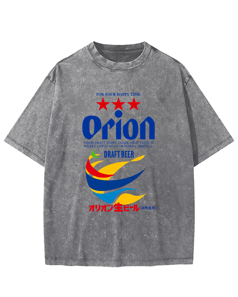 Orion Beer Vintage Washed T-shirt