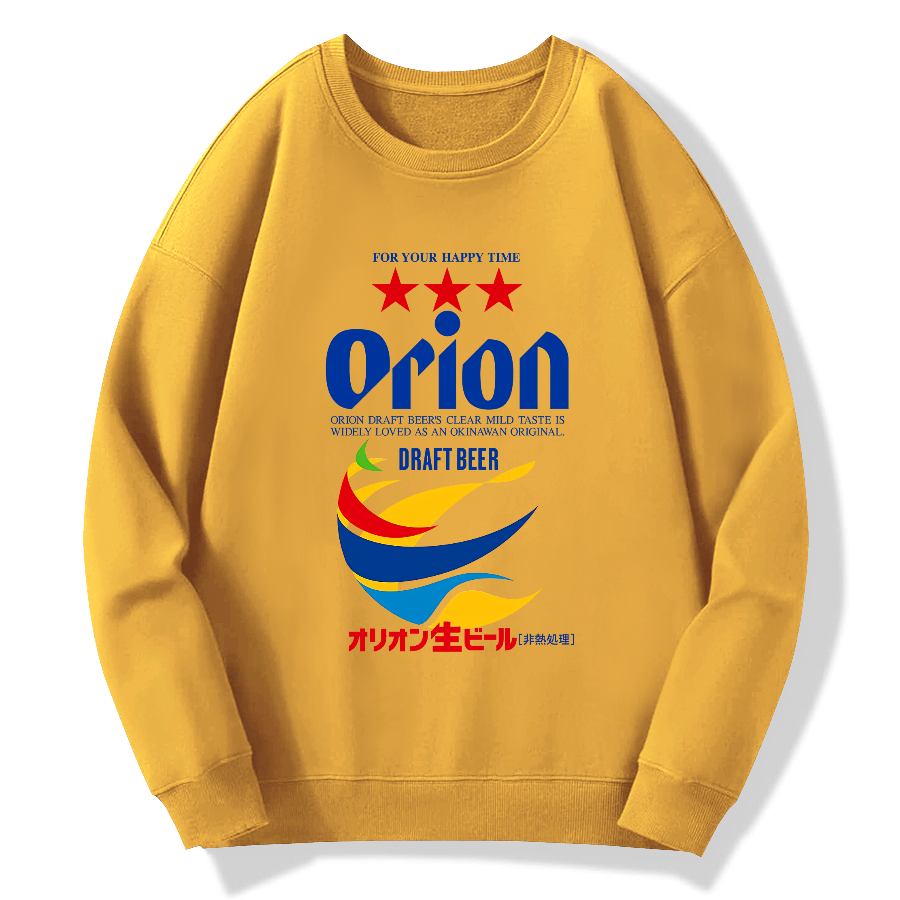 Orion Beer Cotton Pullover Sweatshirt
