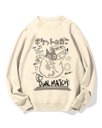 Pocket Cat Cotton Sweatshirt