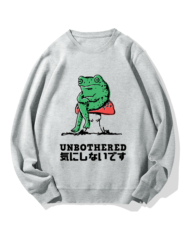Unbothered Cotton Sweatshirt