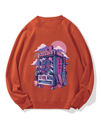 Japanese Video Game Cotton Sweatshirt