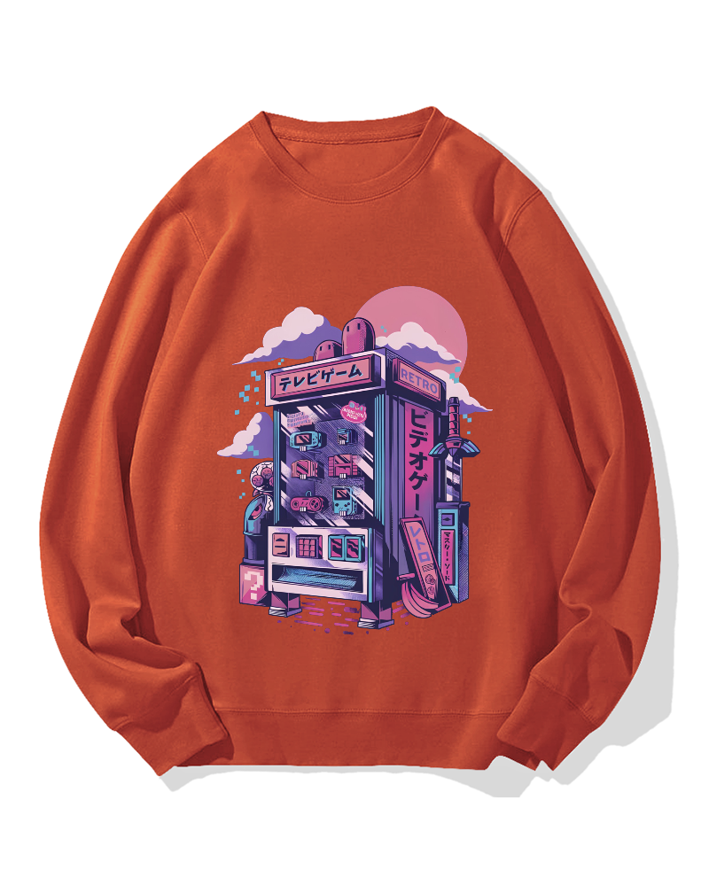 Japanese Video Game Cotton Sweatshirt