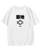 Tokyo Tsukiji Cotton casual T-shirt