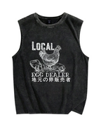 Egg dealer Vintage Distressed Washed Tank Top