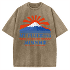 Vintage Japan Mount Fuji Vintage Washed T-shirt