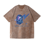 Lightning  Ape Vintage Wash Japanese Design T-Shirt