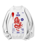 Japanese Dragon Cotton Sweatshirt