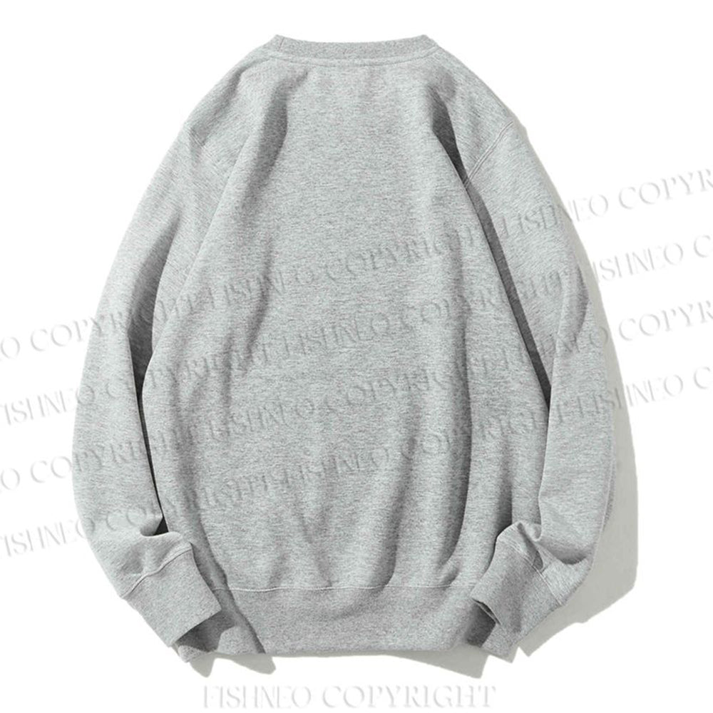 Unisex Casual Artistic Geometric Eyes Printed Sweatshirt