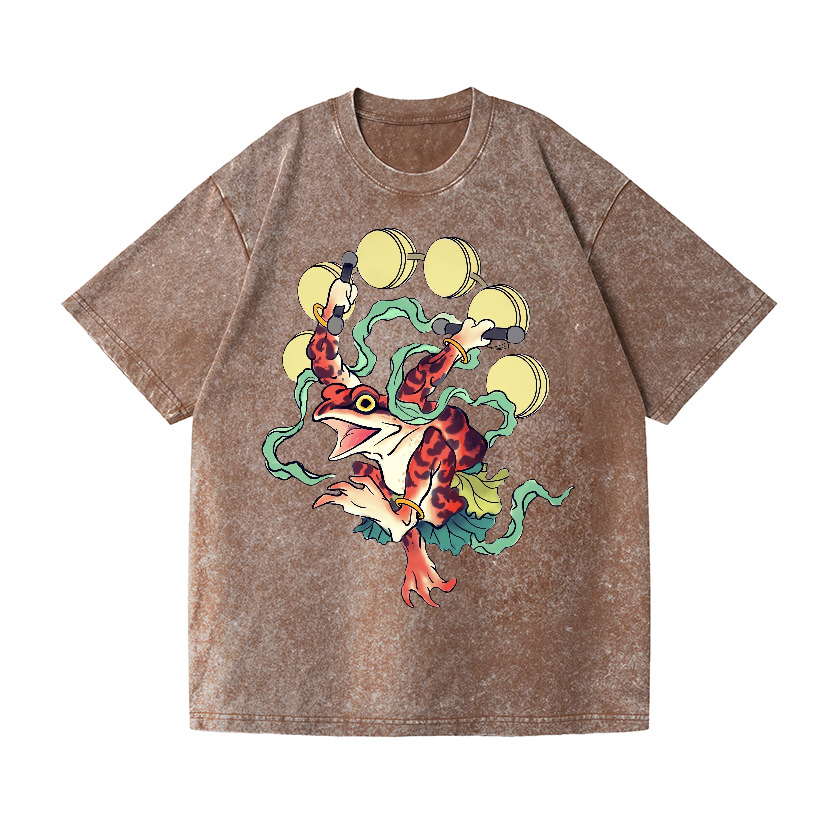 Vintage Wash Japanese Design T-Shirt