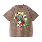 Vintage Wash Japanese Design T-Shirt